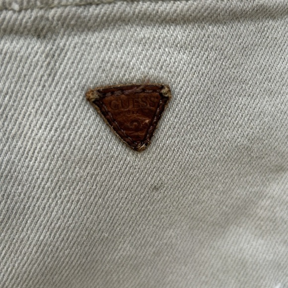 Guess Jeans Vintage 90's Y2k Distressed Sexy Curve Punk Rocker Sz 30 - Picture 9 of 9